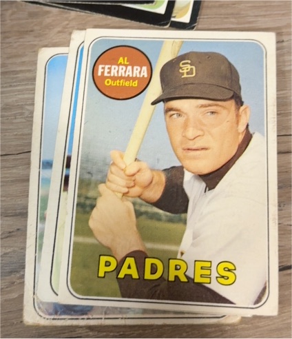 1969 Topps #452 Al Ferrara — front