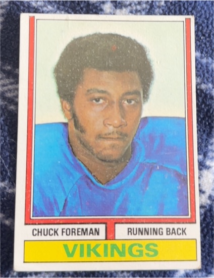 1974 Topps Football #113 Chuck Foreman — front