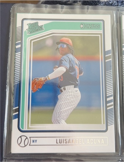 2024 Donruss Rated Prospect #175 Luisangel Acuna — front