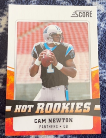 2011 Score #6 Cam Newton Hot Rookies — front