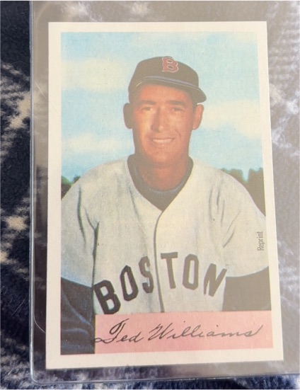 1989 Bowman Sweepstakes # Ted Williams — front