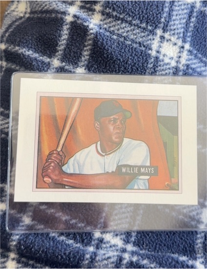 1989 Bowman #NNO Willie Mays Reprint Sweepstakes Insert — front