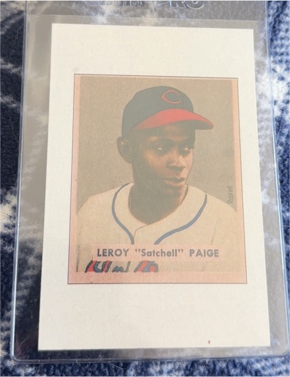 1989 Bowman #NNO Leroy "Satchell" Paige Reprint Sweepstakes — front
