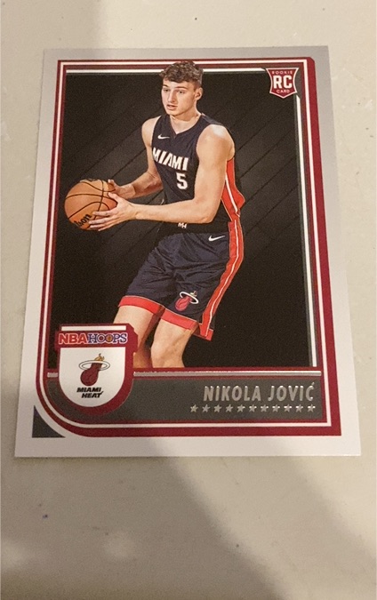 2022-23 Panini NBA Hoops #256 Nikola Jovic — front