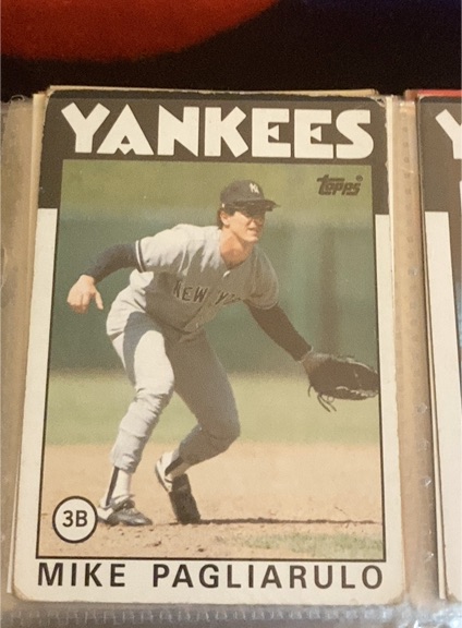 1986 Topps #327 Mike Pagliarulo — front