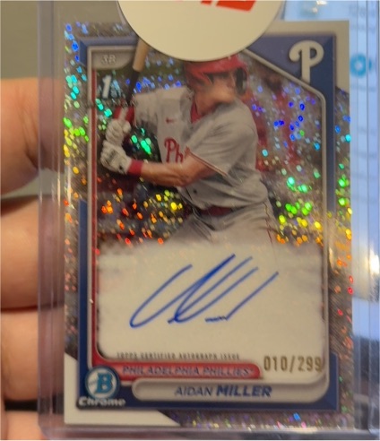 2024 Bowman Chrome #CPA-AMI Aidan Miller — front