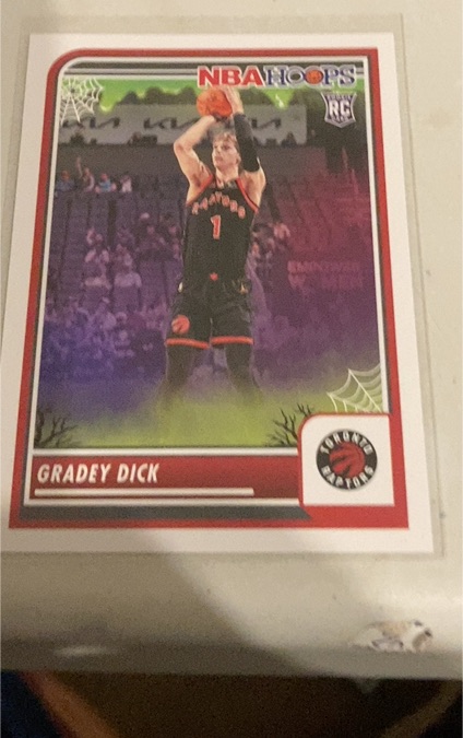 2023-24 Panini NBA Hoops Haunted Hoops #251 Gradey Dick — front