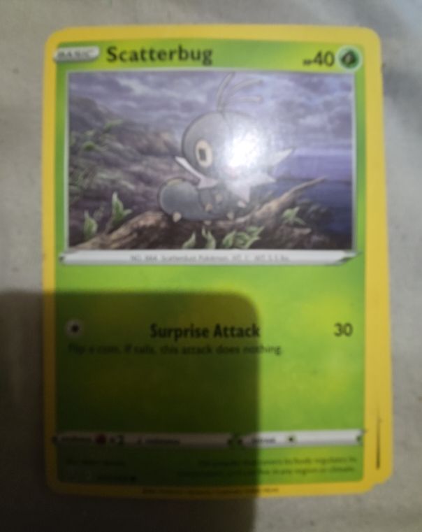2021 Pokemon Sword & Shield Battle Styles #11 Scatterbug — front
