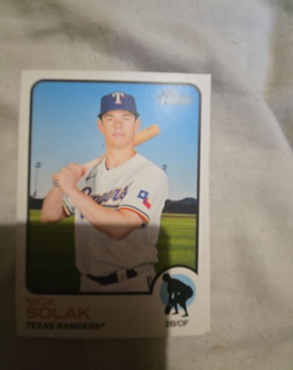 2022 Topps Heritage #183 Nick Solak — front