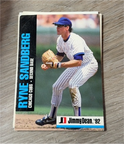 1992 Jimmy Dean #18 Ryne Sandberg — front
