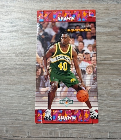 1995 Fleer NBA Jam Session #13 Shawn Kemp — front
