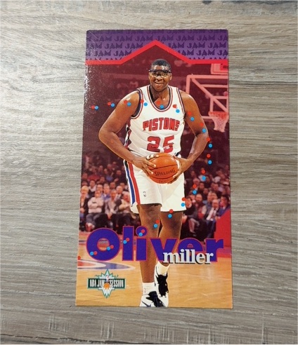 1995-96 Fleer NBA Jam Session #105 Oliver Miller — front