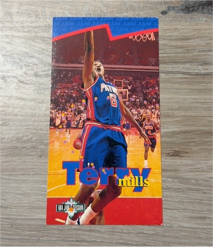 1995-96 Fleer NBA Jam Session #32 Terry Mills — front