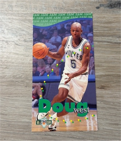 1995-96 Fleer NBA Jam Session #66 Doug West — front