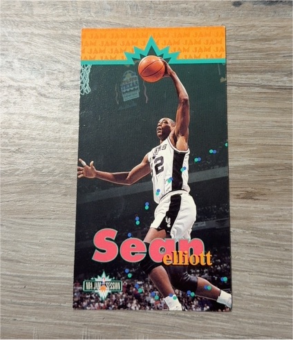 1995-96 Fleer NBA Jam Session Sean Elliott — front
