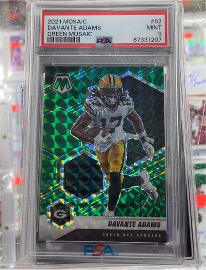 2021 Panini Mosaic #82 Davante Adams — front