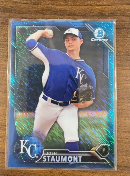 2024 Bowman Chrome #BCP-213 Josh Staumont — front