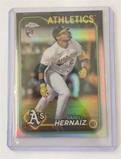 2024 Topps Chrome Update #USC21 Darell Hernaiz — front