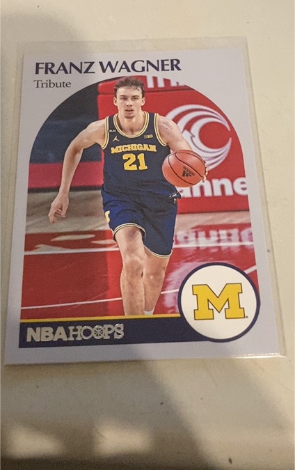 2021 Panini Chronicles Draft Picks Hoops Tribute #59 Franz Wagner — front