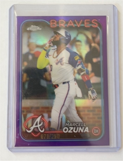 2024 Topps Chrome Update Series #USC93 Marcell Ozuna — front