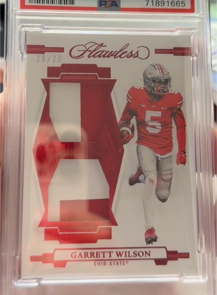 2021 Panini Flawless #20 Garrett Wilson — front