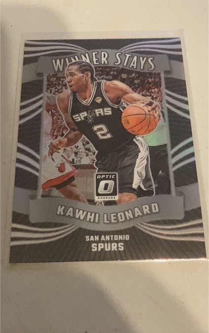 2023-24 Panini Donruss Optic #18 Kawhi Leonard Winner Stays — front