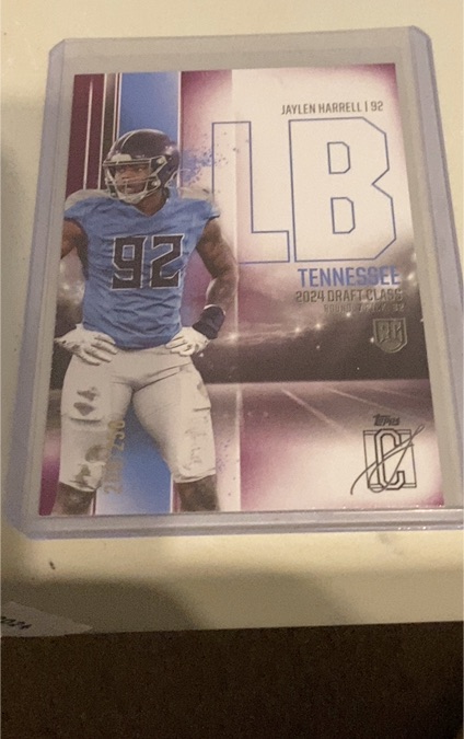 2024 Topps Signature Class #193 Jaylen Harrell — front