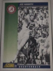 2022 Panini Chronicles Draft Picks Score Retro #4 Joe Namath — front
