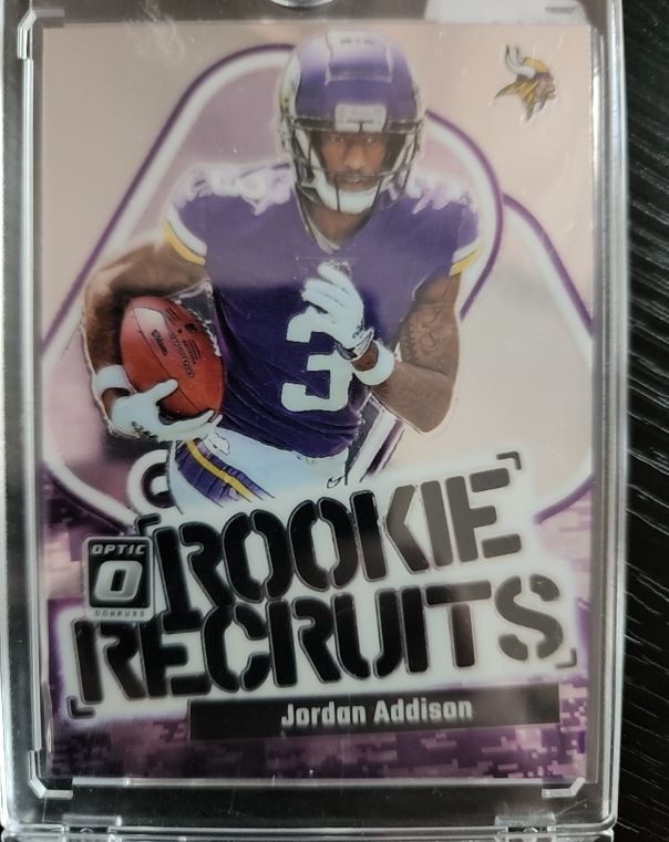 2023 Donruss Optic #14 Jordan Addison Rookie Recruits — front