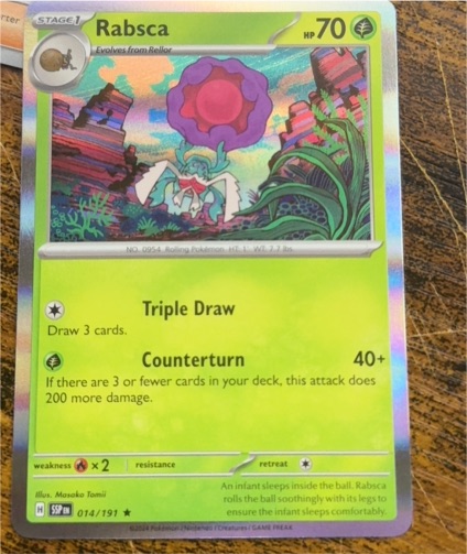 2024 Pokémon Surging Sparks #014 Rabsca — front