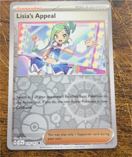 2024 Pokémon SV08: Surging Sparks #179 Lisia's Appeal — front