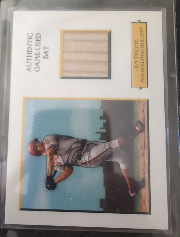 2005 Topps Turkey Red Relics #TRR-JT Jim Thome — front