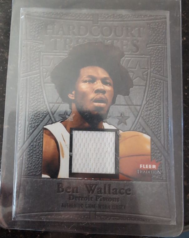 2004-05 Fleer Tradition Hardcourt Tributes #HT/BW Ben Wallace — front