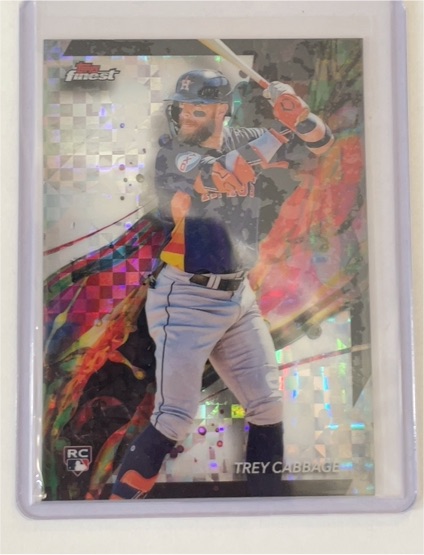 2024 Topps Finest #52 Trey Cabbage — front