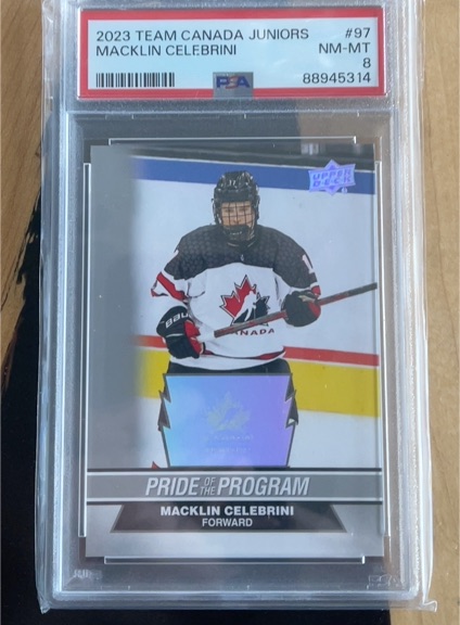 2023 Upper Deck Team Canada Juniors #97 Macklin Celebrini — front