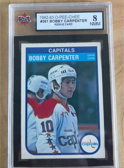 1982-83 O-Pee-Chee #361 Bobby Carpenter — front