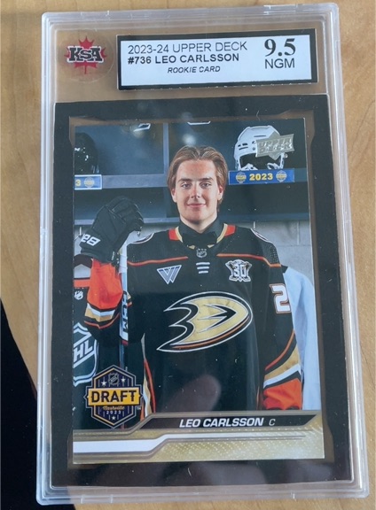 2023-24 Upper Deck Extended Series #736 Leo Carlsson — front