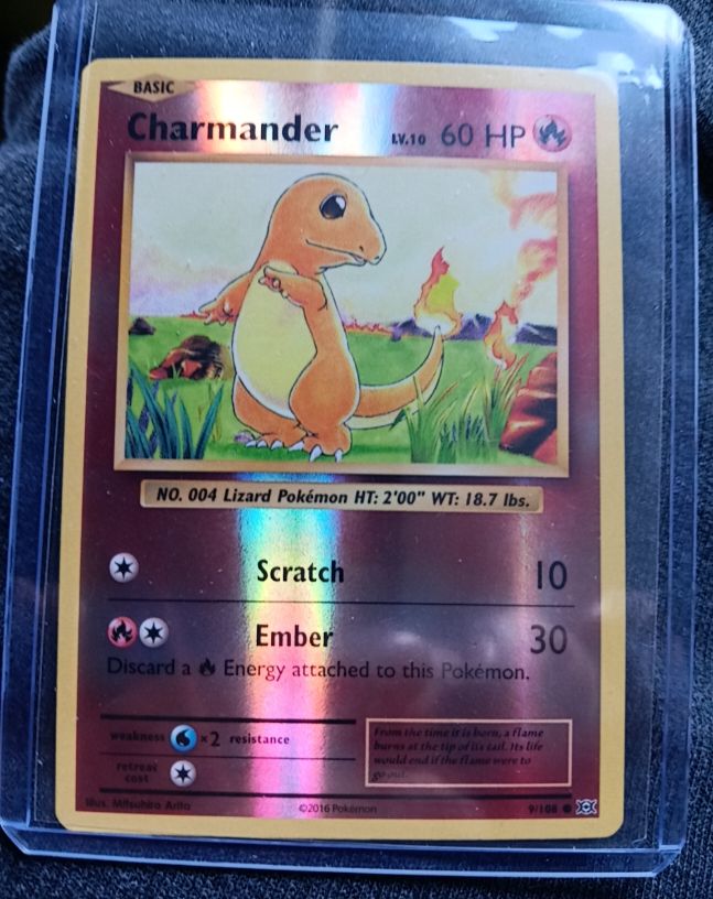 2016 Pokémon XY Evolutions #9 Charmander — front