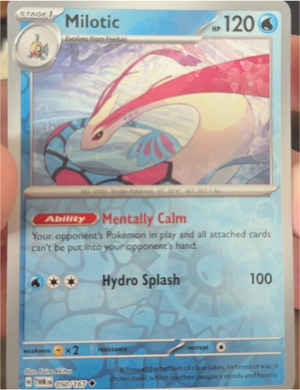 2023 Pokémon SV06: Twilight Masquerade #050 Milotic — front