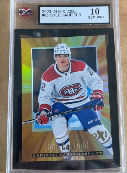 2023-24 Skybox E-X 2000 #85 Cole Caufield — front
