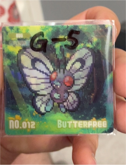 Pokemon #012 Butterfree — front