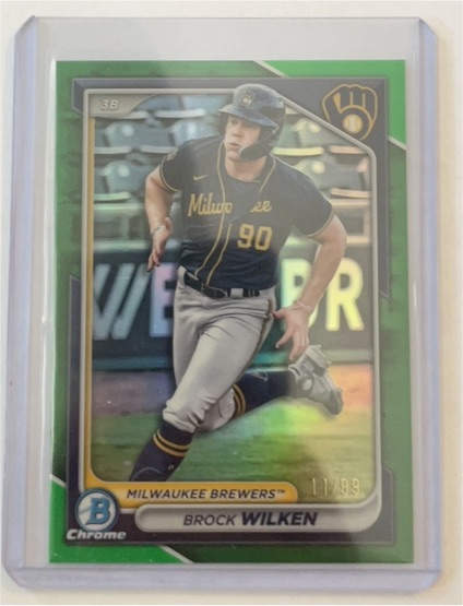 2024 Bowman Draft Chrome #BDC-117 Brock Wilken — front