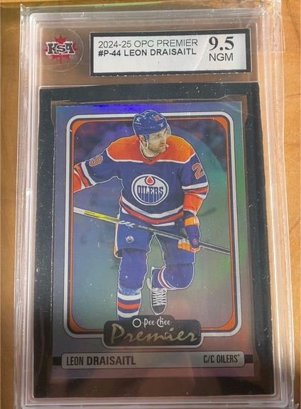 2024-25 O-Pee-Chee Premier #P-44 Leon Draisaitl — front