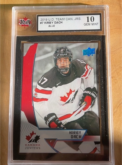 2019 Upper Deck Team Canada Juniors #7 Kirby Dach — front