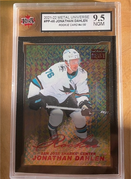 2021-22 Metal Universe #PP-46 Jonathan Dahlen — front