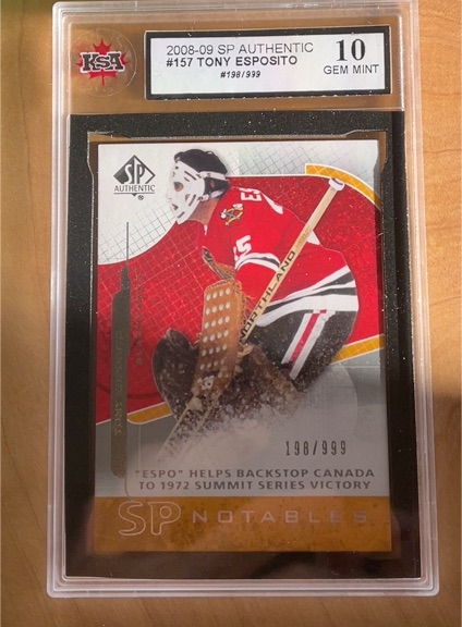 2008-09 Upper Deck SP Authentic #157 Tony Esposito — front
