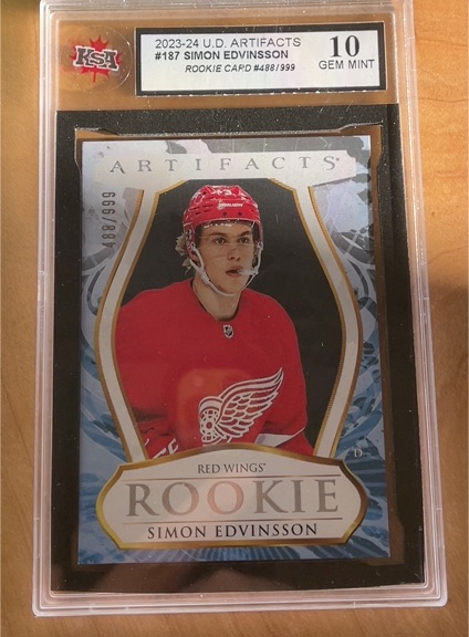 2023-24 Upper Deck Artifacts #187 Simon Edvinsson — front