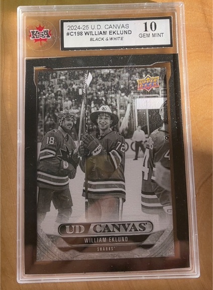2024-25 Upper Deck Canvas #C198 William Eklund — front