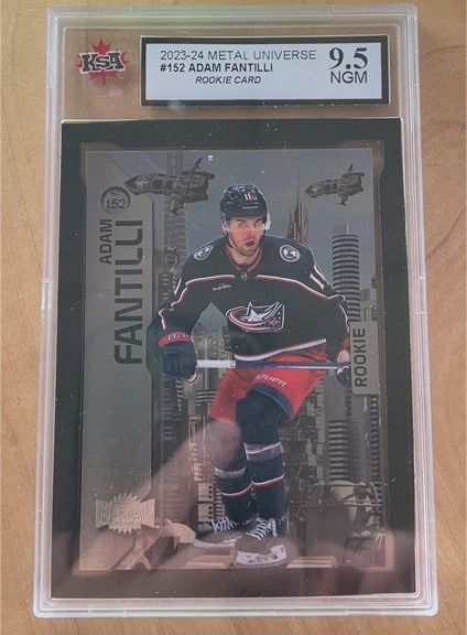 2023-24 Skybox Metal Universe #152 Adam Fantilli Rookie Card — front