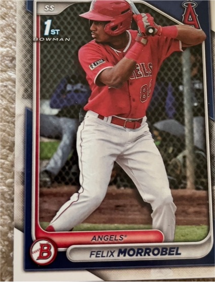 2024 Bowman #1st Bowman Felix Morrobel — front